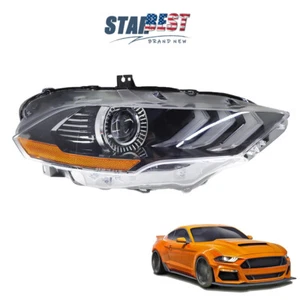 Faro delantero lente transparente LED DRL lado derecho para Ford Mustang 2018-20 - Imagen 1 de 12