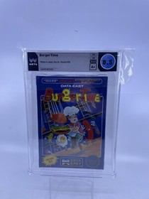 Nintendo NES Video Game - Burgertime / Sealed Graded 8.5 Wata H-seam