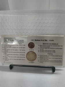 100 "BELIEVE IT OR NOT" YEARS - KENNEDY 1964 Silber 90% & LINCOLN 1964 - 2 COIN SET - Bild 1 von 4