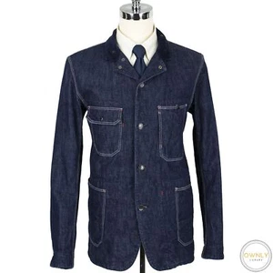 NWOT Engineered Garments Blue Denim Corduroy Clr Quad Patch Pkt Chore Jacket XL - Picture 1 of 11