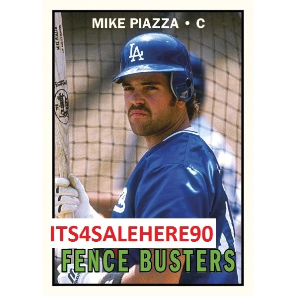 2017 Topps TBT Great HR Rookie Seasons 1967 Fence Busters MIKE PIAZZA Dodgers - Image 1 of 1