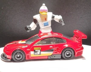 BMW M3 GT2 (ROJO) LISTO PARA COMPETIR TRATADO CON GRAFITO (Suelto) Hot Wheels Race Day - Imagen 1 de 4