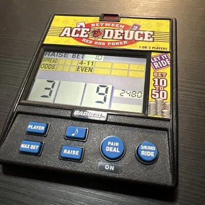 Портативная электронная игра Radica: Acey Deucy Poker Model 960 — работает отлично - Изображение 1 из 4