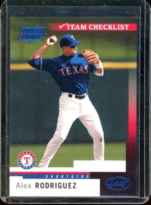 SEHR SELTEN Alex Rodriguz 2004 Leaf Blue Proof NM+ #284 #088/100 RANGERS YANKEES - Bild 1 von 2
