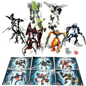 2008 Lego Bionicle Phantoka Complete sets 6x (+6) 8685 8686 8687 8691 8692 8693