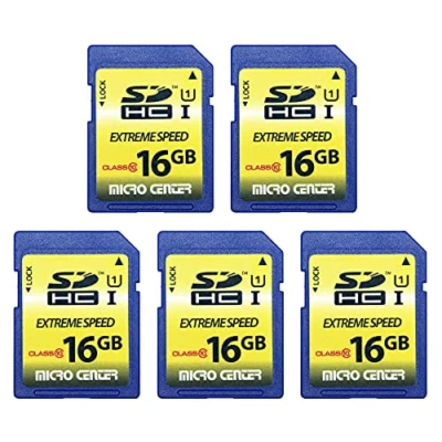 16GB Class 10 SDHC Flash Memory Card Full Size SD Card USH-I U1 Trail Camera by - Image 1 of 4