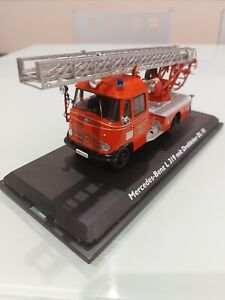 Camion Pompier Mercedez-Benz L 319 Drehleiter(grande echelle) DL 18 ech 1/43 