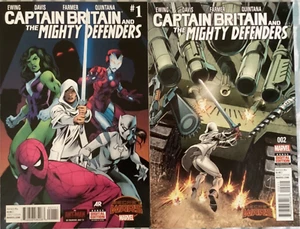 Captain Britain & The Defenders 1,2, Komplettset - Bild 1 von 1