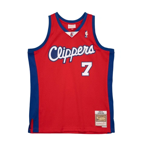 Mitchell & Ness Scarlet NBA Los Angeles Clippers Lamar Odom 2000-01 Swingman Cover