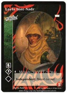 Layla bint-Nadr Assamite (Banu Haqim) Lords of the Night V:TES VTES Vampire CCG - Picture 1 of 1
