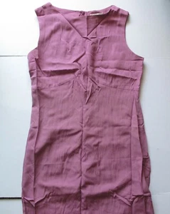 Jennifer James Mauve Maxi Dress Rayon Blend Sleeveless Size 8 - Picture 1 of 3