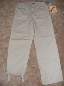 Neu CARIBBEAN JOE'S längenverstellbare beige Chinohose 4P - Bild 1 von 1