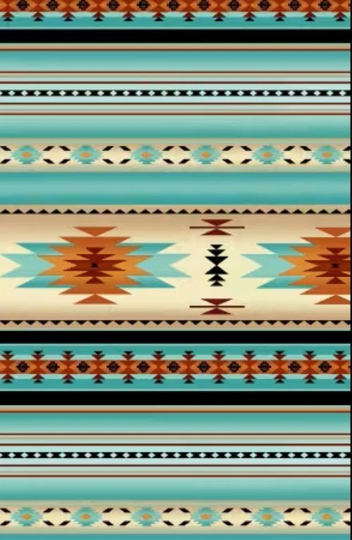 Baumwollstoff Ethno Tucson Southwest Elizabeth´s Studio helltürkis ab 50x114cm - Bild 1 von 1