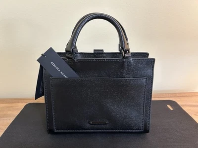 Rebecca Minkoff Black Mini Rider Tote Crossbody - Image 1 of 4