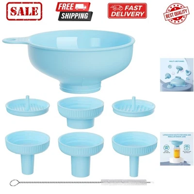 Funil versátil boca larga, funis de conserva para uso na cozinha, plasma de qualidade alimentar... - Imagem 1 de 4