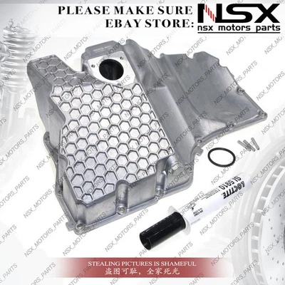 Aluminium Lower Engine Oil Pan 06L103598R Fits VW Touareg AUDI A4 A5 A6 Q5 2.0T Foto 1 de 4