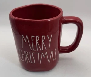 Taza de café Rae Dunn FELIZ NAVIDAD letra grande ROJA sin usar - Imagen 1 de 2