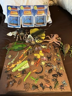 MÁS DE 60 INSECTOS REALISTAS DE GOMA ARAÑAS VIDA MARINA DINOSAURIO ETC MUY DETALLADOS Foto 1 de 4