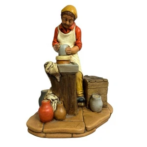Vintage Nature Craft England Potter Hand Painted Stoneware Figurine - Picture 1 of 7