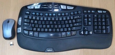 Logitech Wireless Keyboard & Mouse Set K350 Keyboard + M310 Mouse + USB Dongle A - Image 1 of 4