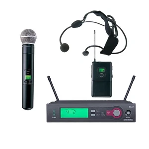 Sistema de micrófono inalámbrico para auriculares SLX24 SLX14 de mano con micrófono MX153 ME3 HeadMic - Imagen 1 de 17