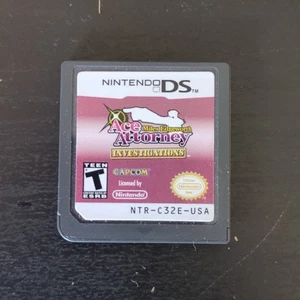 Ace Attorney Investigations (Cart Only, DS, USA, Tested and Working) - Picture 1 of 2