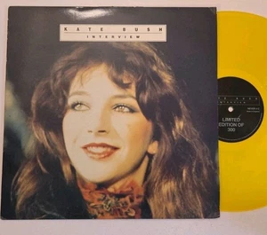 Kate Bush Interview Vinyl LP- Limited Edition Yellow Wax Discussion Records UK - Picture 1 of 7