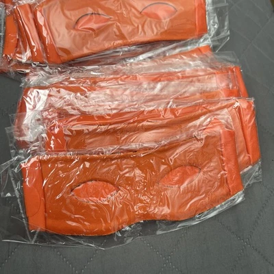 Bandit Mask Orange Eyemask Fancy Dress Up Halloween Kids Costume Accessory Lot - Image 1 of 2