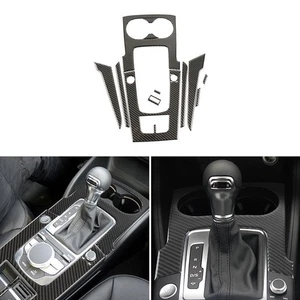RHD Center Console Water Cup Gear Shift Panel Cover For Audi A3 S3 RS3 8V 13-19 - Picture 1 of 10