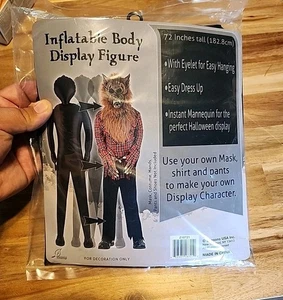 Halloween aufblasbare Ganzkörper Display Figur - schwarz - Bild 1 von 2