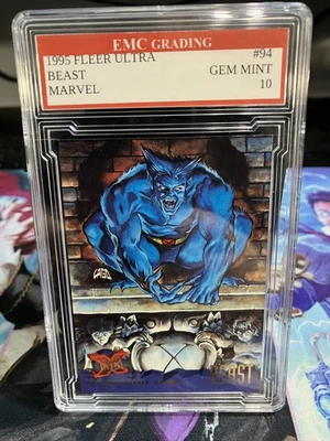BEAST X-MEN Greatest Battles #94 GRADED 10 MINT 1995 FLEER ULTRA - Image 1 of 2
