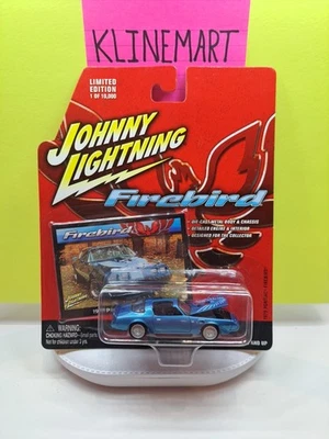 2004 JOHNNY LIGHTNING  1/64 1979 PONTIAC LIMITED EDIT. FIREBIRD BLUE PHOENIX C17 - Image 1 of 2