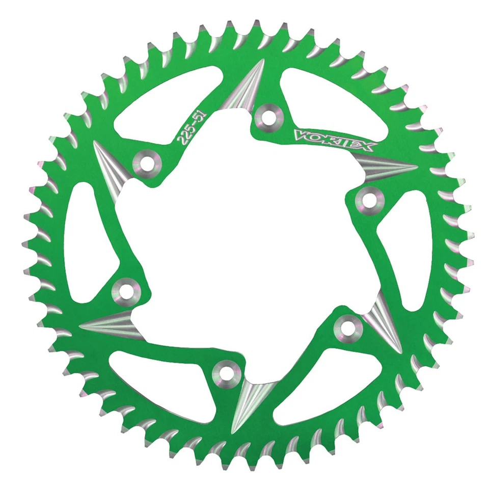 Vortex 520 Aluminum Rear Sprocket 50 Tooth Green Foto 1 de 3