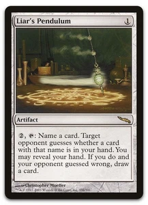 Liar's Pendulum #196 (LP) Mirrodin MRD Magic MTG - Picture 1 of 2