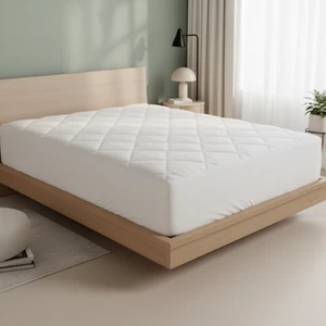 Matratzenschoner 180x200 Gesteppt - Matratzenauflage bis 40 cm Höhe mit Gummi... - Bild 1 von 5