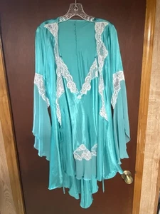 Shirley Hollywood Intimate Attitudes Peignoir Morgenmantel Negligee 3-teiliges Set L XL 1X - Bild 1 von 15