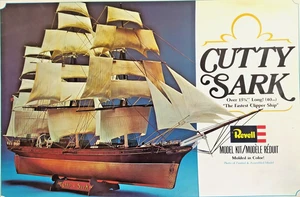 AI545 Vintage Revell (1979) #5401 1:111 "Cutty Sark" Clipper Ship Kit - Imagen 1 de 5