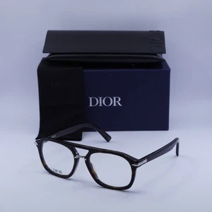 Occhiali da vista Dior DIORBLACKSUITO N1I 2000 avana scura 55 mm nuovi autentici - Foto 1 di 7