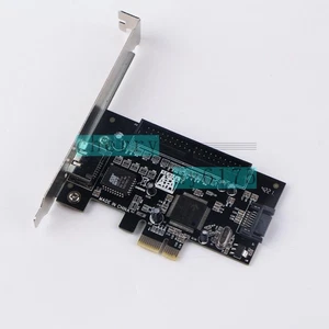2 Port Express Adapter Converter Card SATA II 2.0 RAID & 1 IDE 3.5" PCI-E PCI - Picture 1 of 1