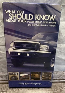 VHS TAPE WHAT YOU SHOULD KNOW ABOUT YOUR POWER STROKE DIESEL Sealed Package New - Picture 1 of 2