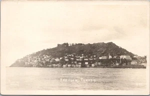 Vintage 1910s GIRESUN Turkey RPPC Real Photo Postcard "KERASON" Waterfront View - Imagen 1 de 2