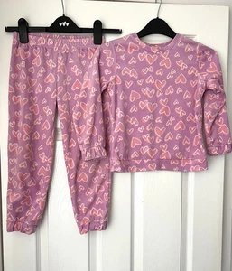 Conjunto de pijama de terciopelo rosa púrpura George para niñas de 5 a 6 años - Imagen 1 de 12