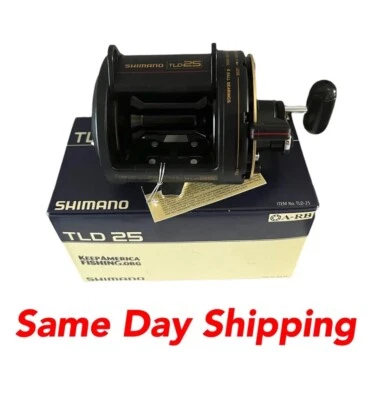 Shimano Lever Drag Fishing Reel Right Hand Reel Gear Ratio: 3.6:1 - TLD 25 - Image 1 of 4