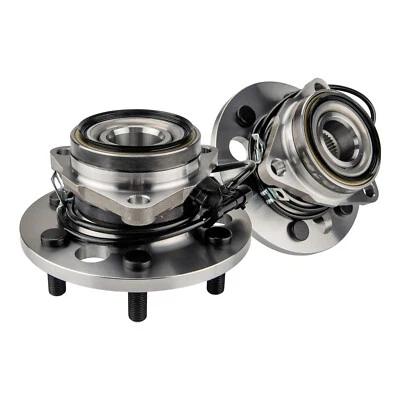 Par de bujes y cojinetes de rueda delantera de 6 tacos 4x4 para Chevy GMC K1500 Suburban 1995-1999 Foto 1 de 4