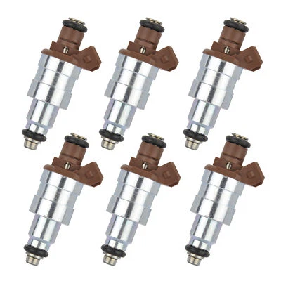 Inyectores de combustible 6 piezas para Jeep Cherokee Comanche Wrangler 1991-1993 4,0 L L L6 FJ124 Foto 1 de 4