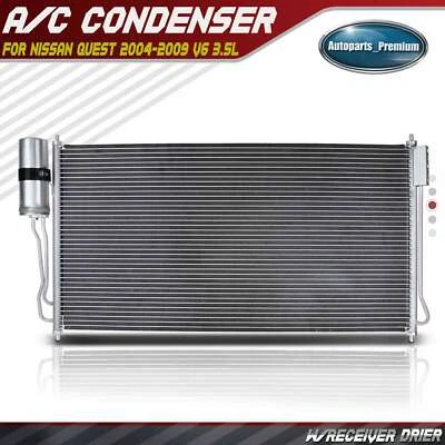 Condensador AC ar condicionado com receptor secador para Nissan Quest 2004-2009 3,5L - Imagem 1 de 4