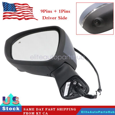 Espejo retrovisor lateral izquierdo punto ciego plegable eléctrico para Mitsubishi Outlander PHEV 2022-2024 Foto 1 de 4