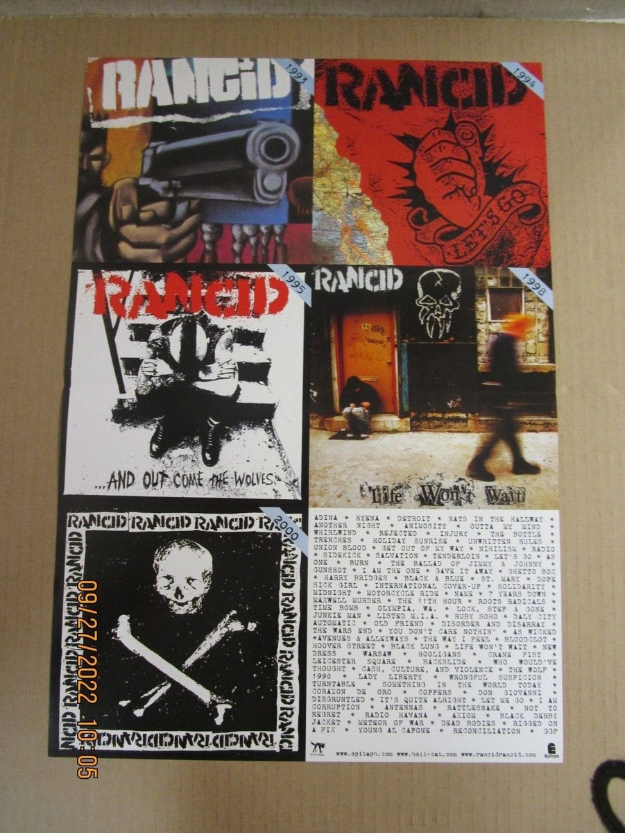 Rancid Japan Tour 2008 ポスター サイン入り RANCID JAPAN TOUR 2008 大阪 : PUNX SAVE THE EARTH -blog- (old)