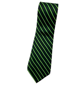 Corbata de seda BARBARO corbata de lujo a rayas negras con:3,5" usada en excelente estado - Imagen 1 de 4