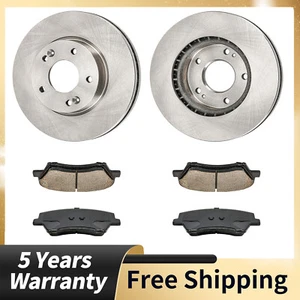 Rotores de disco delanteros 280 mm para Hyundai Elantra 1,4 L 2,0 L 17-20 + pastillas de freno de cerámica - Imagen 1 de 14